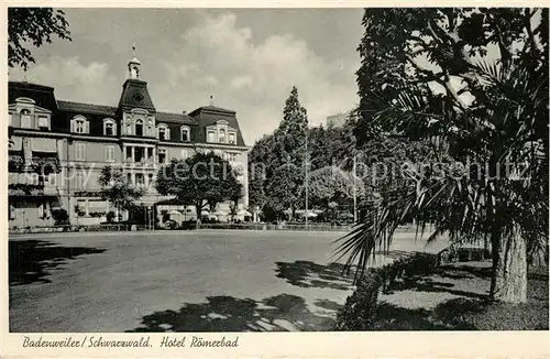 AK / Ansichtskarte Badenweiler Hotel Roemerbad Schwarzwald Badenweiler