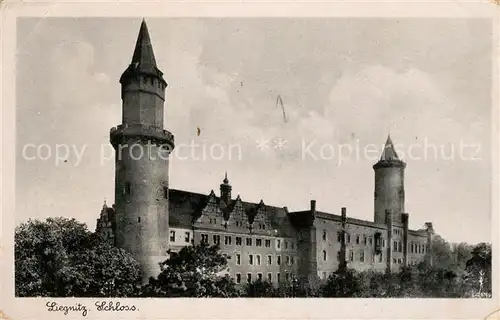 AK / Ansichtskarte Liegnitz_Legnica Schloss Bromsilber Imitation Liegnitz_Legnica