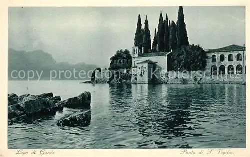 AK / Ansichtskarte Garda_Lago_di_Garda Punta di San Vigilio Gardasee Garda_Lago_di_Garda