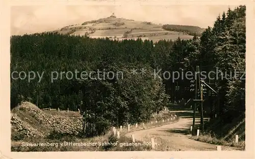 AK / Ansichtskarte Dittersbach_Erzgebirge Schwartenberg  Dittersbach Erzgebirge