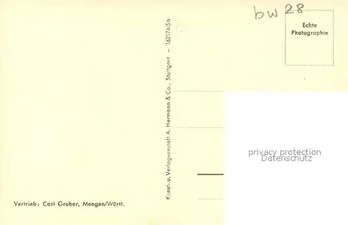 AK / Ansichtskarte Mengen_Wuerttemberg Panorama Mengen Wuerttemberg