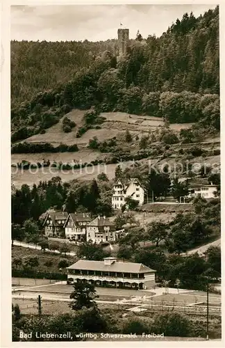 AK / Ansichtskarte Bad_Liebenzell Freibad Bad_Liebenzell
