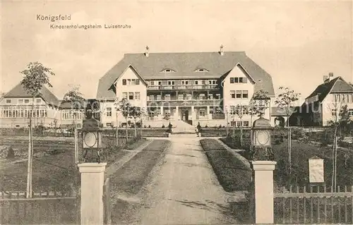 AK / Ansichtskarte Koenigsfeld_Schwarzwald Kreiserholungsheim Luisenruhe Koenigsfeld Schwarzwald