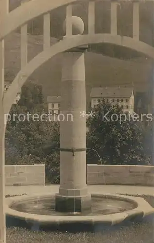 AK / Ansichtskarte Wildbad_Schwarzwald Brunnen Wildbad_Schwarzwald