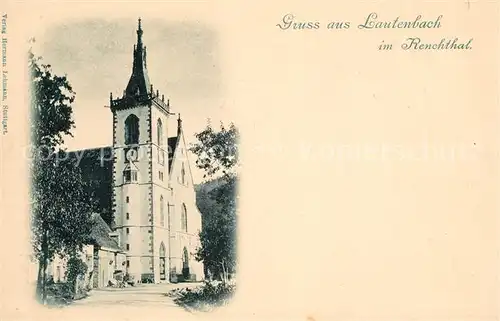 AK / Ansichtskarte Lautenbach_Renchtal Kirche Lautenbach Renchtal