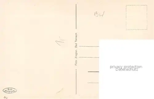 AK / Ansichtskarte Bad_Teinach Zavelstein Ruine Zavelstein Bahnhofstrasse Bad_Teinach Zavelstein