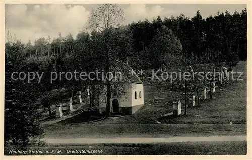 AK / Ansichtskarte Heuberg_Stetten_kalten_Markt Dreitrittenkapelle Heuberg_Stetten
