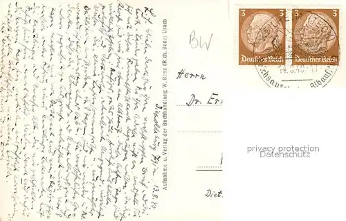 AK / Ansichtskarte Urach_Bad Marktbrunnen Urach_Bad