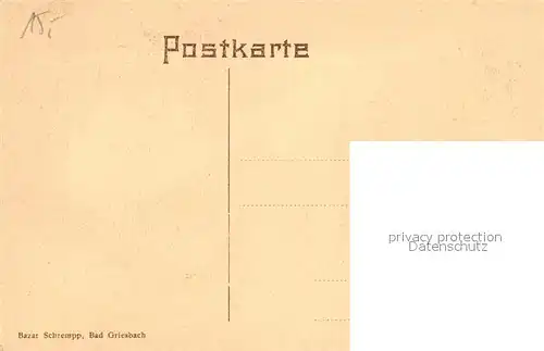 AK / Ansichtskarte Bad_Griesbach_Schwarzwald  Billardsaal Terrasse Bad_Griesbach