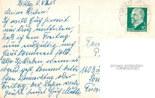 AK / Ansichtskarte Wittenberge_Prignitz Kulturhaus J R Becher Wittenberge Prignitz