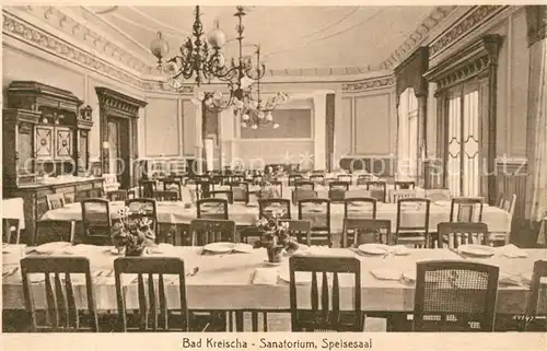 AK / Ansichtskarte Bad_Kreischa Sanatorium Speisesaal Bad_Kreischa