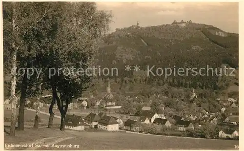 AK / Ansichtskarte Erdmannsdorf_Augustusburg Panorama Erdmannsdorf_Augustusburg