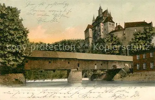 AK / Ansichtskarte Zschopautal Burg Kriebstein Zschopautal