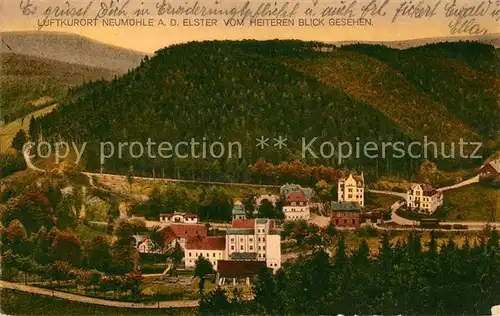 AK / Ansichtskarte Neumuehle_Elster Panorama Neumuehle_Elster