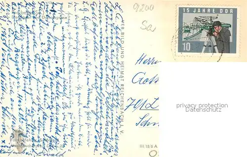 AK / Ansichtskarte Freiberg_Sachsen Donatstor Donatsgasse Freiberg Sachsen