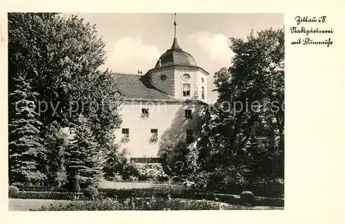 AK / Ansichtskarte Zittau Stadtgaertnerei Blumenuhr  Zittau