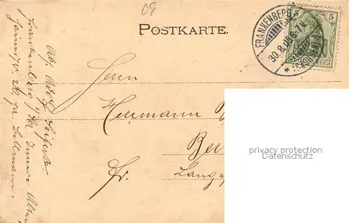 AK / Ansichtskarte Frankenberg_Sachsen Luetzelthal Panorama Frankenberg Sachsen