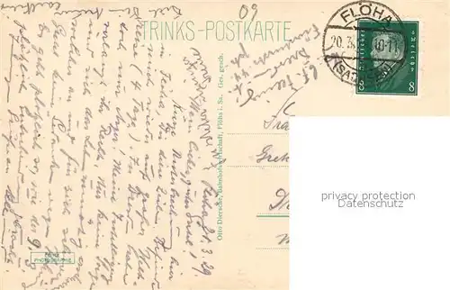 AK / Ansichtskarte Floeha Floehatal Viadukt Floeha