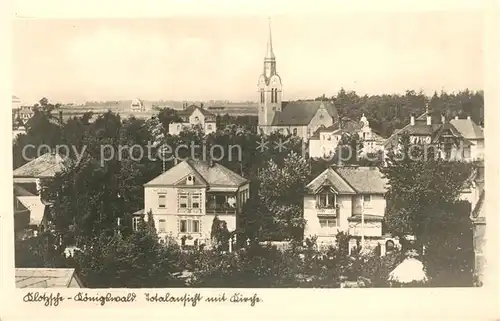 AK / Ansichtskarte Klotzsche Panorama Kirche Klotzsche