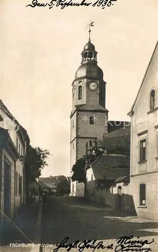 AK / Ansichtskarte Frohburg Kirche Frohburg