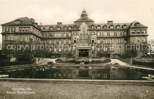 AK / Ansichtskarte Glauchau Neues Krankenhaus Glauchau