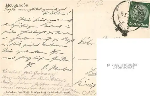 AK / Ansichtskarte Berggiesshuebel Stadtansicht Berggiesshuebel