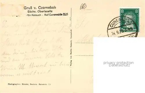 AK / Ansichtskarte Czorneboh Bergwirtschaft Czorneboh