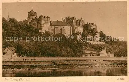 AK / Ansichtskarte Bernburg_Saale Schloss Bernburg_Saale