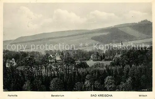 AK / Ansichtskarte Bad_Kreischa Parkvilla Sanatorium Willsch Bad_Kreischa