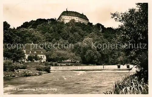 AK / Ansichtskarte Sachsenburg_Frankenberg Schloss Sachsenburg Frankenberg