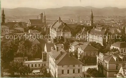 AK / Ansichtskarte Zittau Panorama Zittau