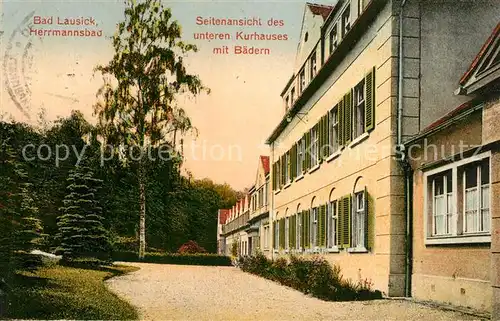AK / Ansichtskarte Bad_Lausick Herrmannsbad Kurhaus Bad_Lausick