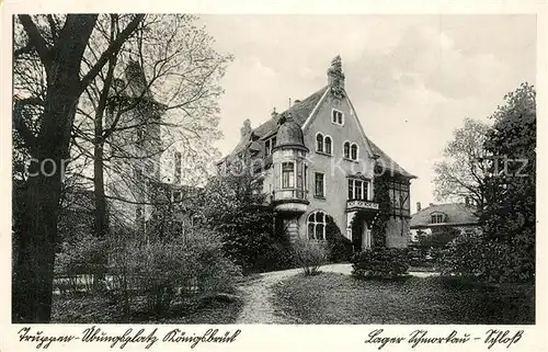 AK / Ansichtskarte Koenigsbrueck Truppenuebungsplatz Lager Schmorkau Schloss Koenigsbrueck