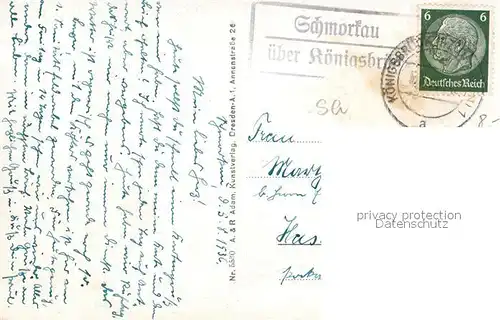 AK / Ansichtskarte Koenigsbrueck Truppenuebungsplatz Lager Schmorkau Schloss Koenigsbrueck