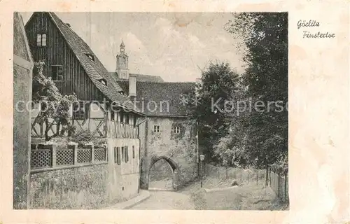 AK / Ansichtskarte Goerlitz_Sachsen Finstertor Goerlitz Sachsen