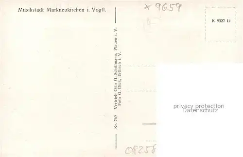 AK / Ansichtskarte Markneukirchen Panorama Markneukirchen