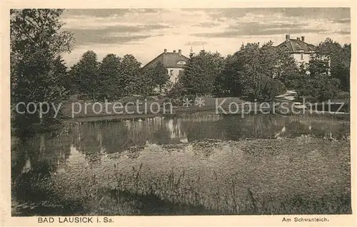 AK / Ansichtskarte Lausick_Bad Schwanteich Lausick_Bad