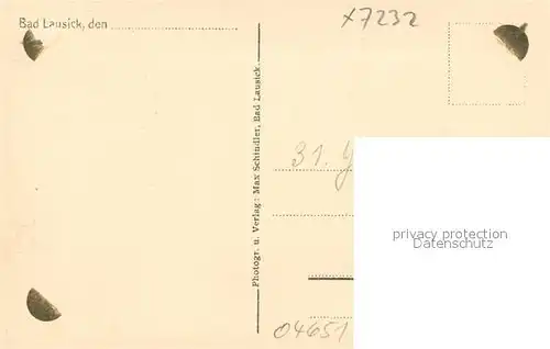 AK / Ansichtskarte Lausick_Bad Schwanteich Lausick_Bad