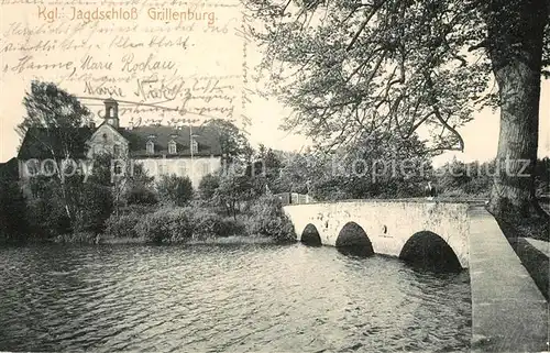 AK / Ansichtskarte Grillenburg Koenigliches Jagdschloss Grillenburg
