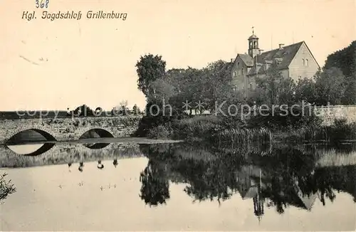AK / Ansichtskarte Grillenburg Koenigliches Jagdschloss Grillenburg