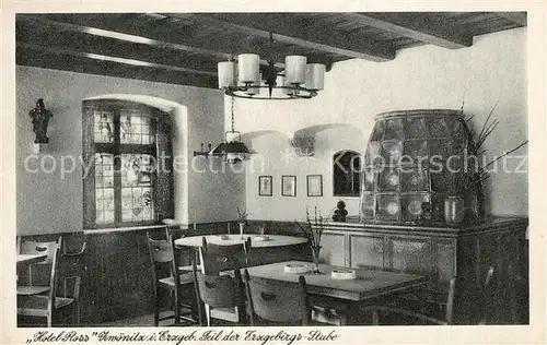 AK / Ansichtskarte Zwoenitz Hotel Ross Erzgebirgsstube Zwoenitz