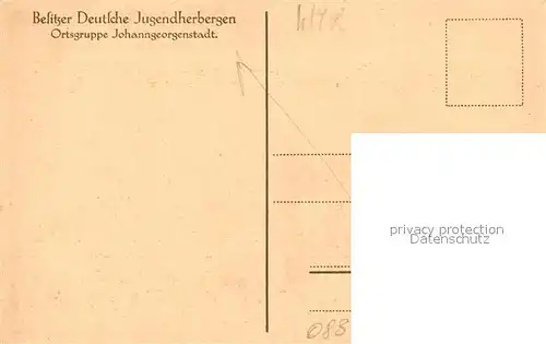 AK / Ansichtskarte Johanngeorgenstadt Jugendherberge Johanngeorgenstadt