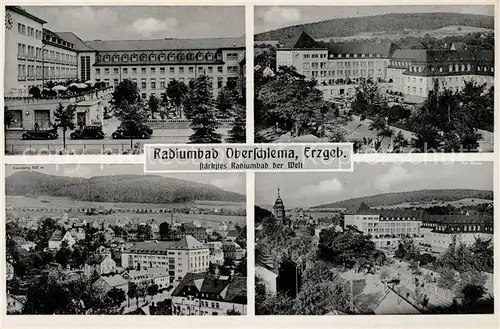 AK / Ansichtskarte Oberschlema_Erzgebirge Badehaeuser Stadtansichten Oberschlema_Erzgebirge