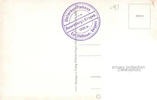 AK / Ansichtskarte Auersberg_Wildenthal Aussichtsturm Unterkunftshaus Auersberg Wildenthal