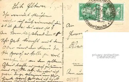 AK / Ansichtskarte Johanngeorgenstadt Kirche Stadtpanorama Johanngeorgenstadt