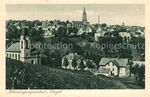 AK / Ansichtskarte Johanngeorgenstadt Panorama Kirche  Johanngeorgenstadt