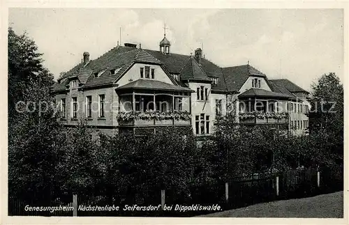 AK / Ansichtskarte Seifersdorf_Dippoldiswalde Genesungsheim Naechstenliebe Seifersdorf