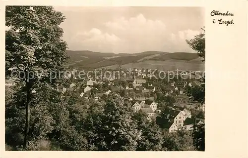 AK / Ansichtskarte Olbernhau_Erzgebirge Panorama Olbernhau Erzgebirge