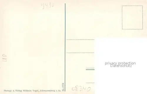 AK / Ansichtskarte Schwarzenberg_Erzgebirge Panorama Schloss Kirche Schwarzenberg Erzgebirge