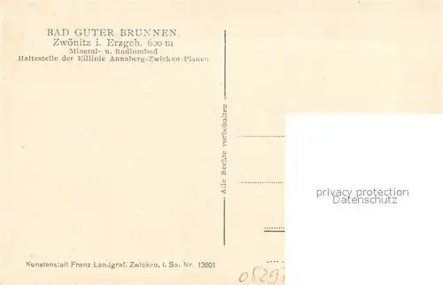 AK / Ansichtskarte Bad_Guter_Brunnen Ferienheim Pension im Garten 